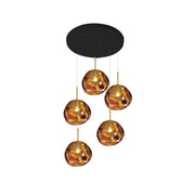 Multi Lava Round Pendant Lamp-DWHOME