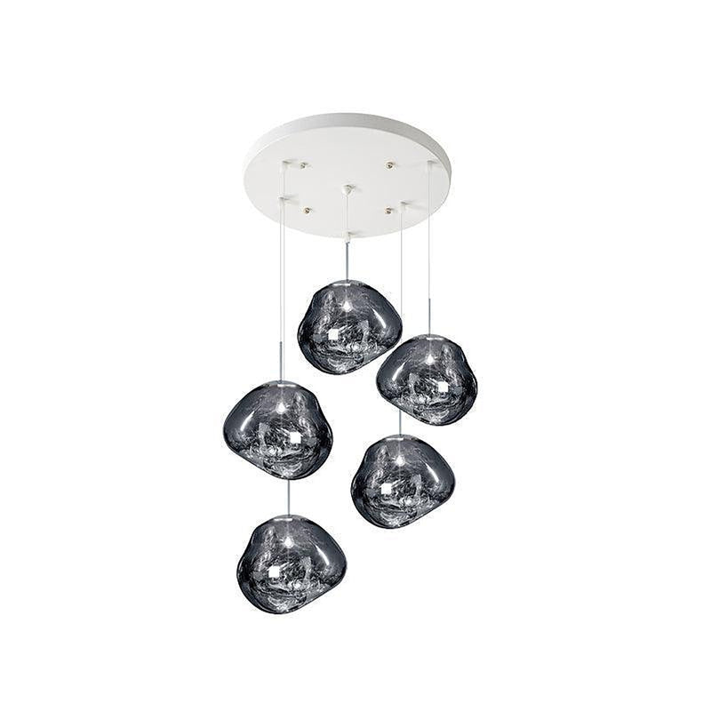 Multi Lava Round Pendant Lamp-DWHOME