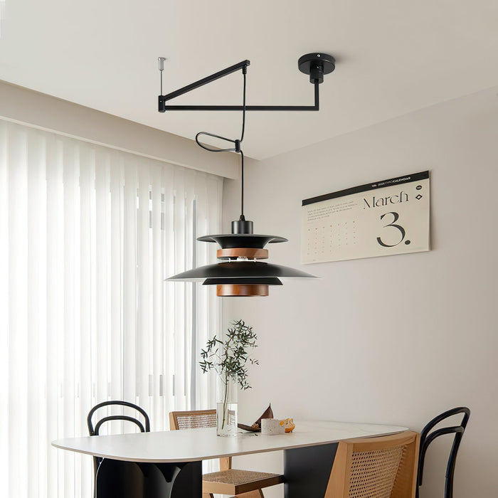 Mercero Swing Arm Pendant Lamp.