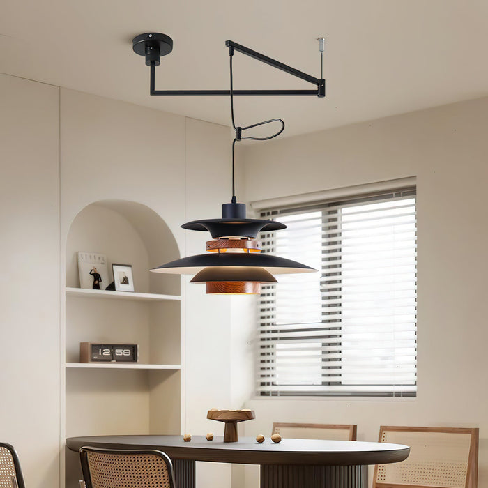 Mercero Swing Arm Pendant Lamp.