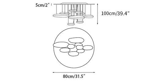 Mercury Ceiling Lamp - DWHOME