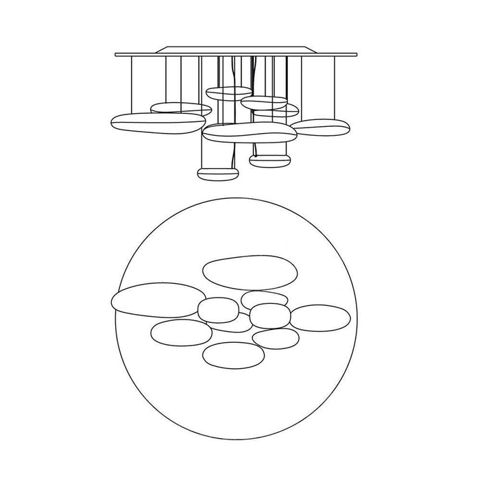 Mercury Chandelier - DWHOME