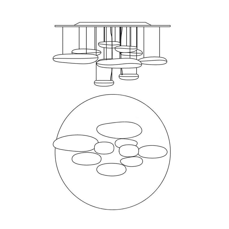 Mercury Chandelier-DWHOME