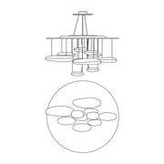 Mercury Ceiling Lamp-DWHOME