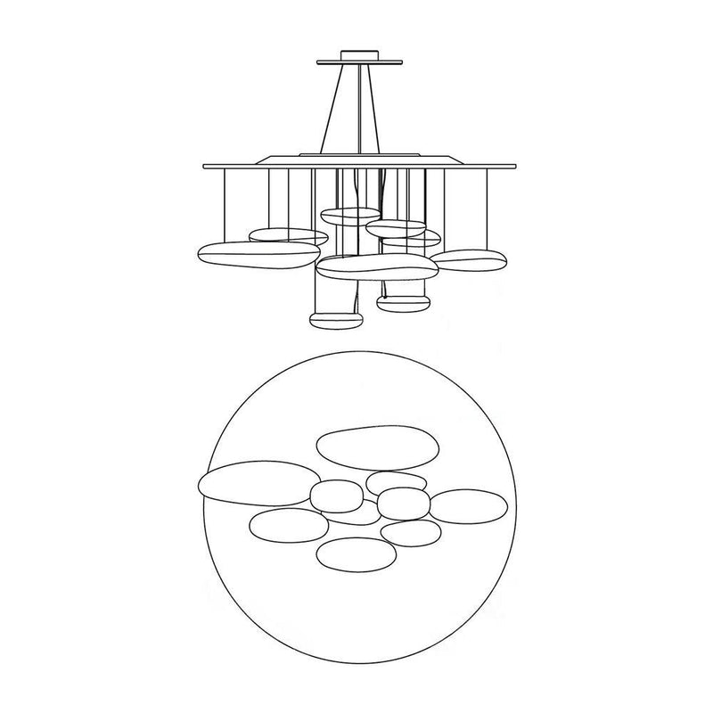 Mercury Ceiling Lamp-DWHOME