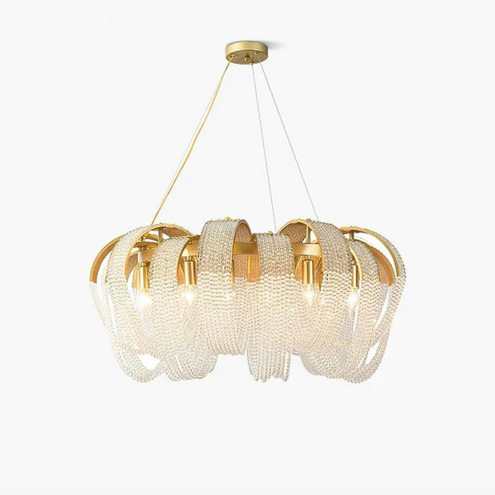 Mesh Crystal Chandelier-DWHOME