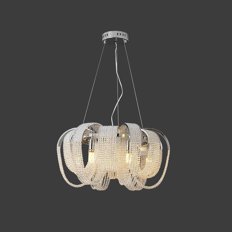 Mesh Crystal Chandelier-DWHOME