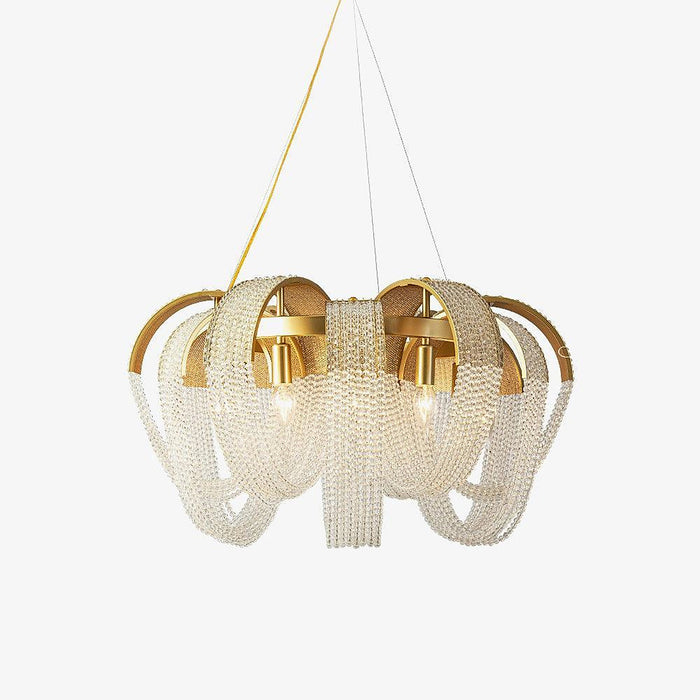 Mesh Crystal Chandelier-DWHOME