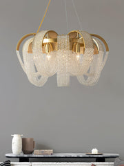Mesh Crystal Chandelier-DWHOME