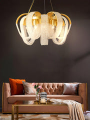 Mesh Crystal Chandelier-DWHOME