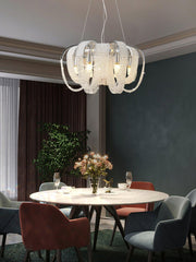 Mesh Crystal Chandelier-DWHOME