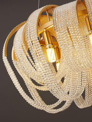Mesh Crystal Chandelier-DWHOME