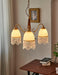 Mesh Tassel Glass Chandelier.