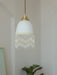 Mesh Tassel Glass Pendant Light.