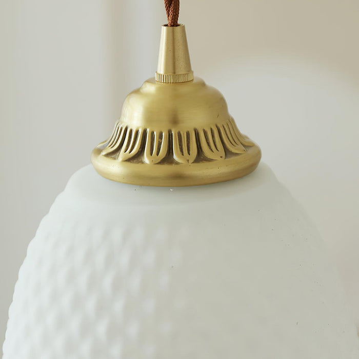 Mesh Tassel Glass Pendant Light-DWHOME