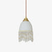 Mesh Tassel Glass Pendant Light.