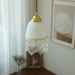 Mesh Tassel Glass Pendant Light.