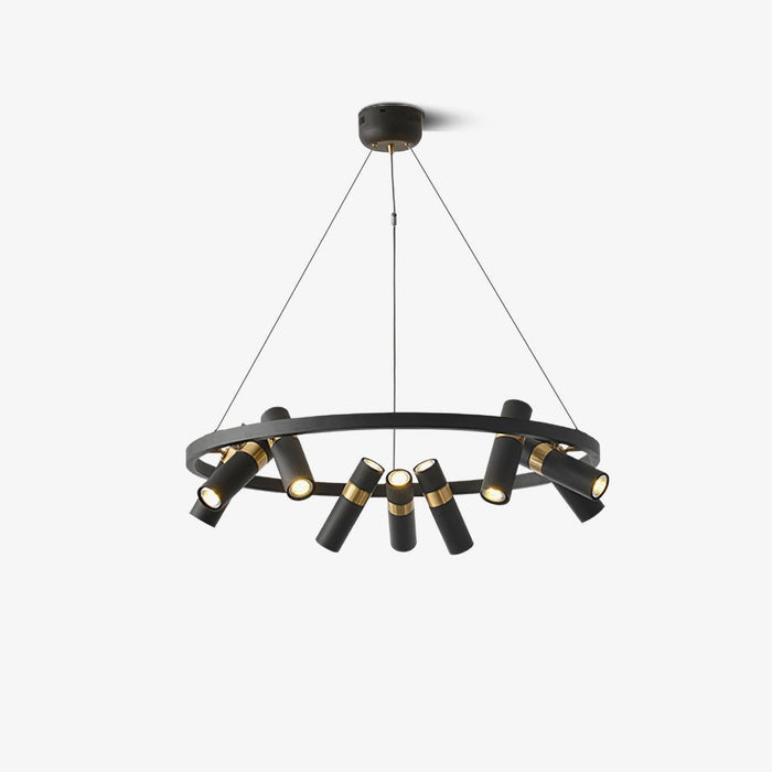 Black Mutil Pipe Chandelier - DWHOME