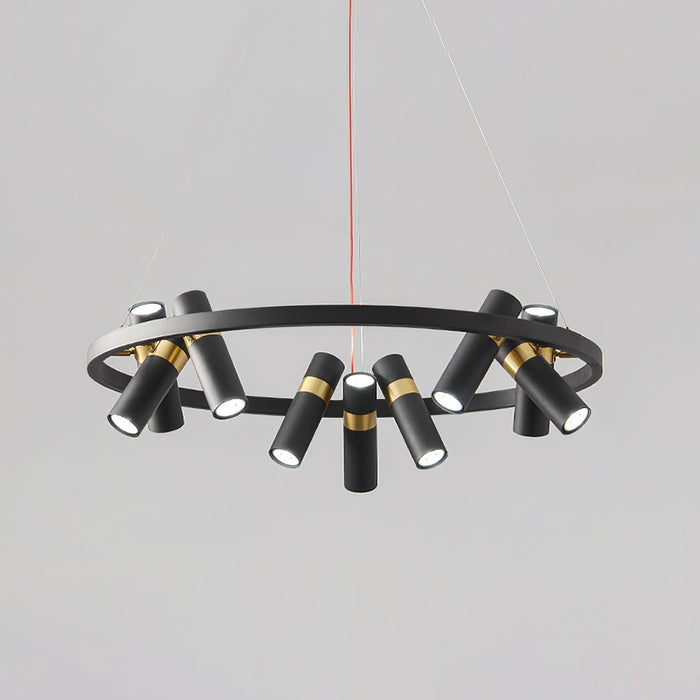 Black Mutil Pipe Chandelier - DWHOME