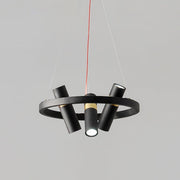 Black Mutil Pipe Chandelier-DWHOME