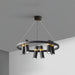 Black Mutil Pipe Chandelier - DWHOME