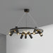 Black Mutil Pipe Chandelier - DWHOME