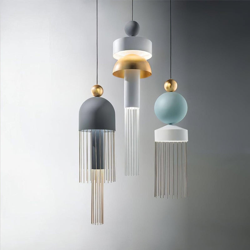 Metal Glass Pendant Light-DWHOME