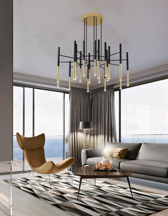 Metal Tubular Chandelier - DWHOME