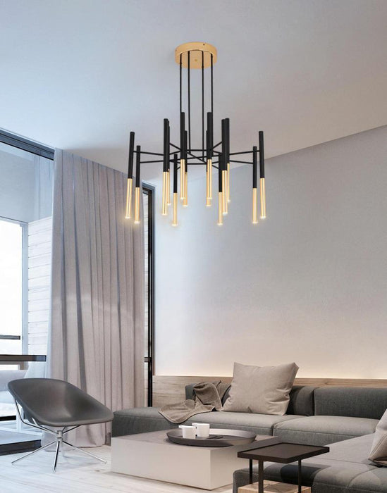 Metal Tubular Chandelier - DWHOME