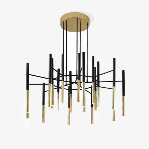 Metal Tubular Chandelier.