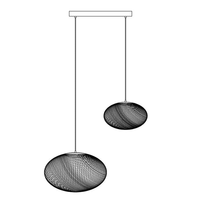 Metallic Meshwork Pendant Lamp-DWHOME