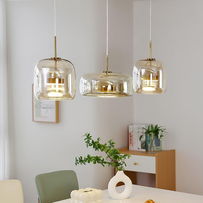 Metro Sphere Glass Pendant Lamp-DWHOME