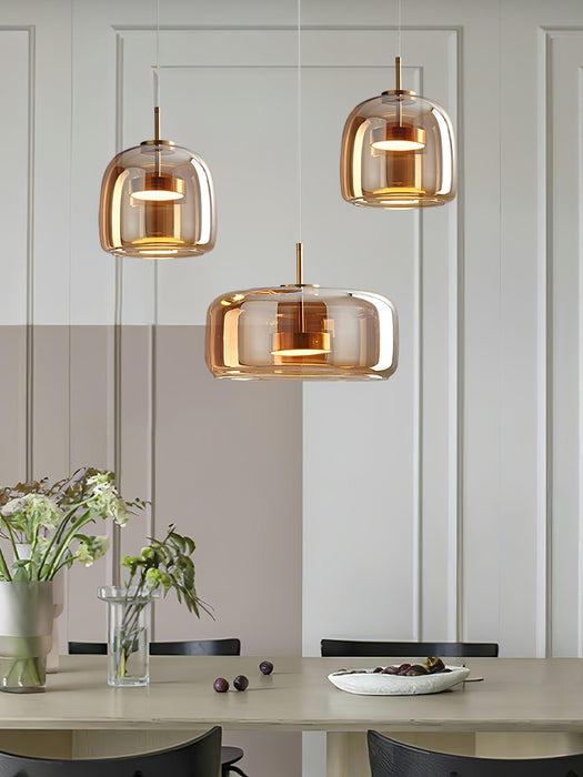 Metro Sphere Glass Pendant Lamp.