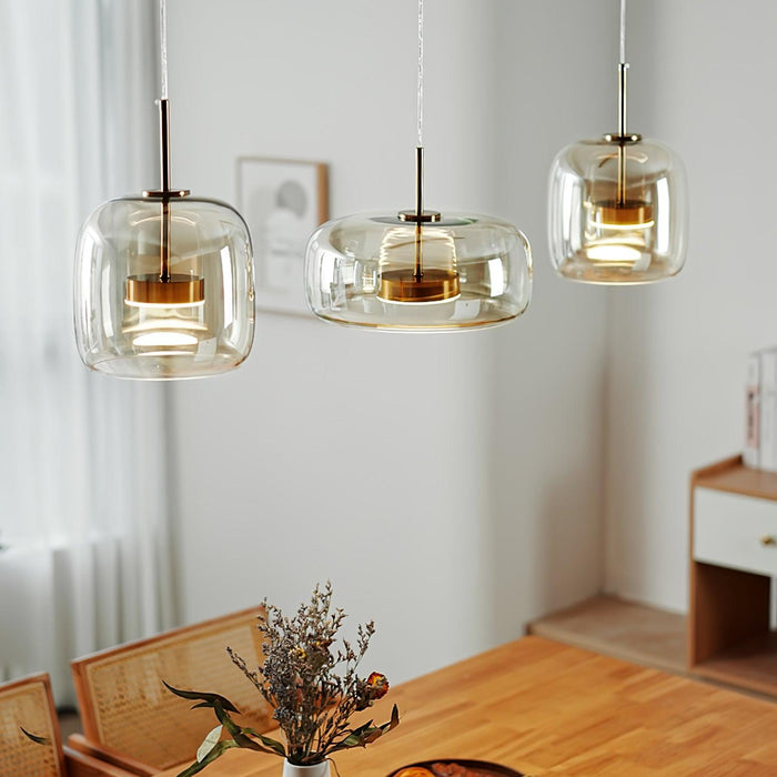 Metro Sphere Glass Pendant Lamp.