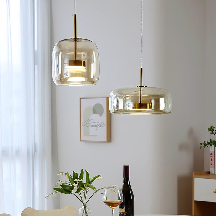 Metro Sphere Glass Pendant Lamp.