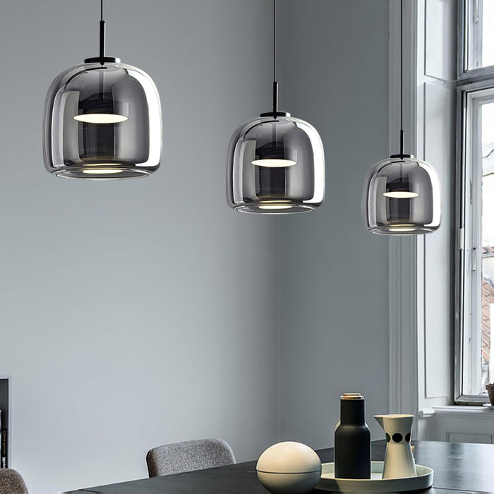 Metro Sphere Glass Pendant Lamp.