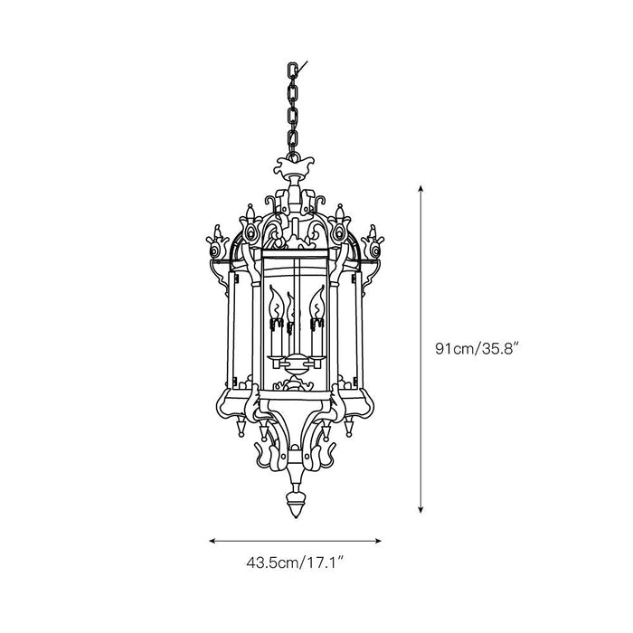 Metropolitan Lantern Chandelier-DWHOME