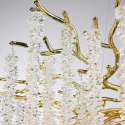 Mia Luxury Round Branch Crystal Ceiling Chandelier-DWHOME