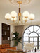 Midas Touch Chandelier Sphère en Noyer-DWHOME