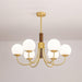 Midas Touch Chandelier Sphère en Noyer-DWHOME