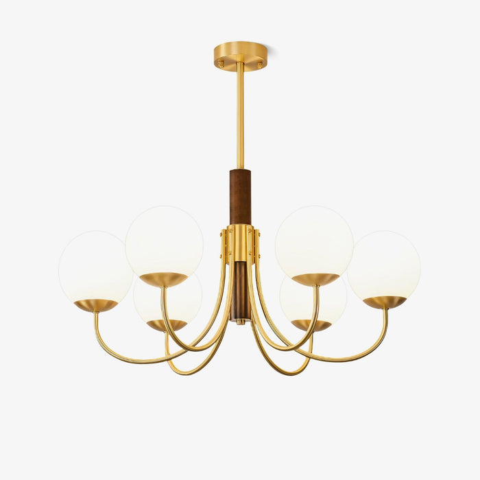 Midas Touch Chandelier Sphère en Noyer-DWHOME