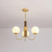 Midas Touch Chandelier Sphère en Noyer-DWHOME