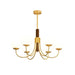 Midas Touch Chandelier Sphère en Noyer-DWHOME