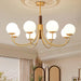 Midas Touch Chandelier Sphère en Noyer-DWHOME