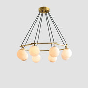 Miira Alabaster Chandelier-DWHOME
