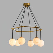Miira Alabaster Chandelier-DWHOME