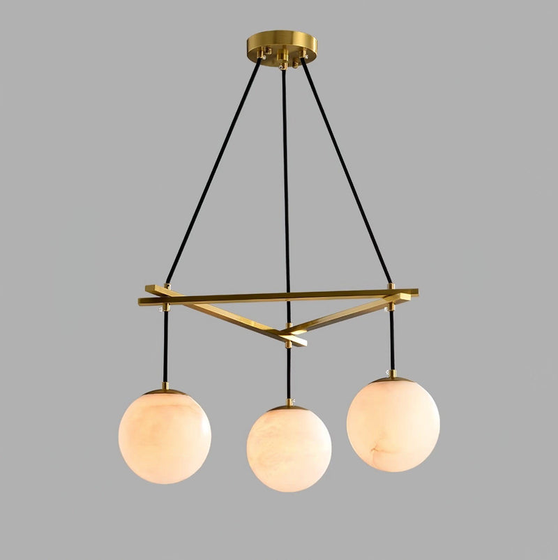 Miira Alabaster Chandelier-DWHOME