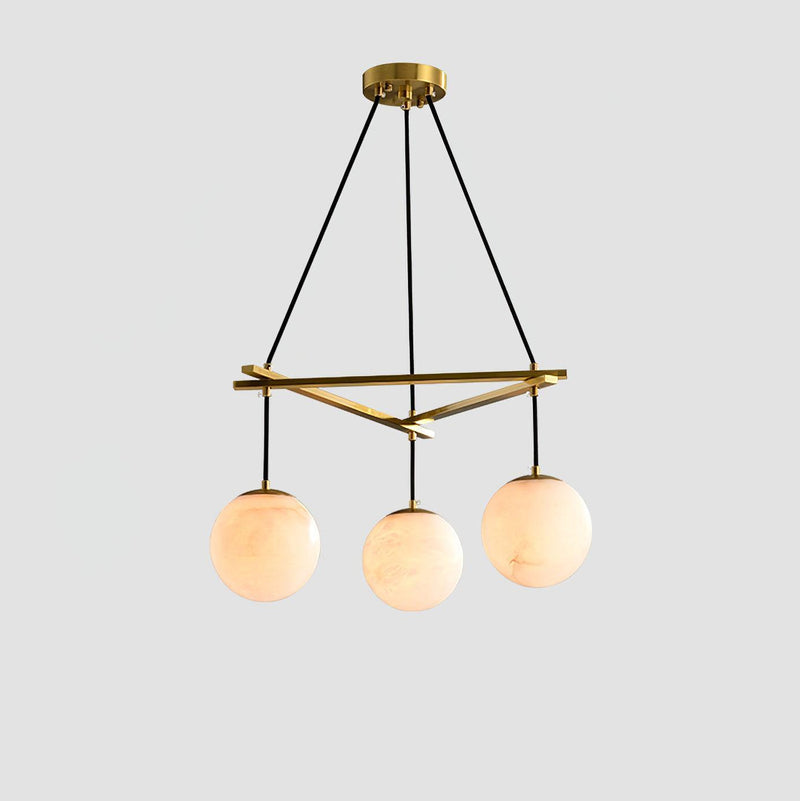 Miira Alabaster Chandelier-DWHOME