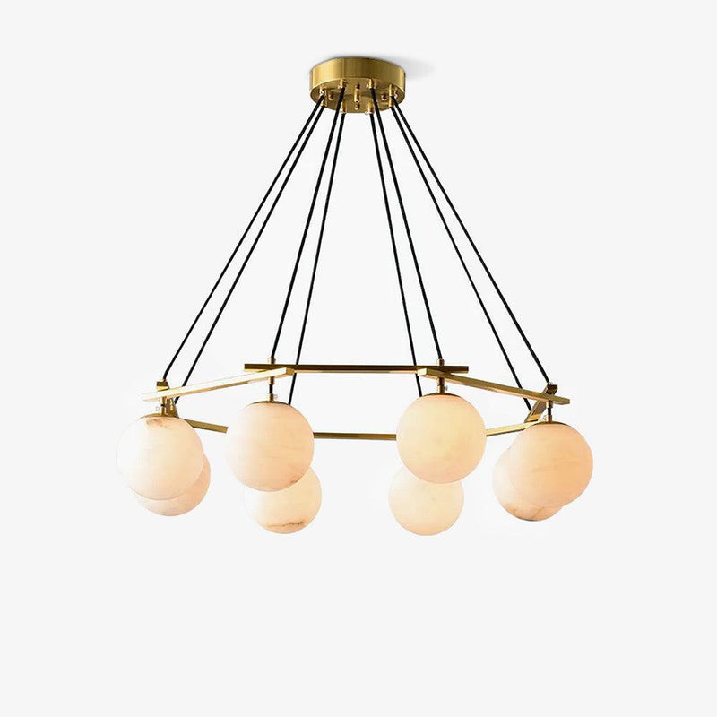 Miira Alabaster Chandelier-DWHOME