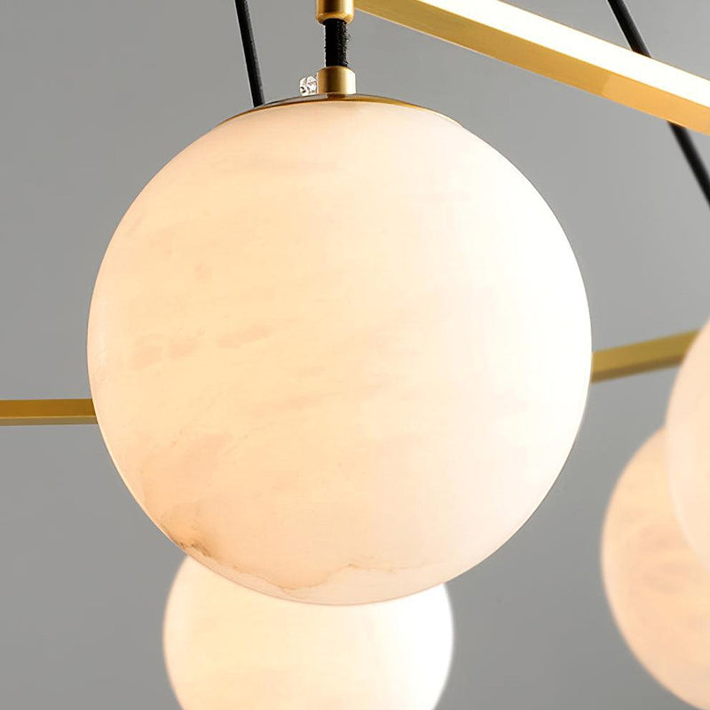 Miira Alabaster Chandelier-DWHOME